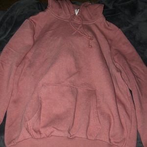 Pink soft hoodie